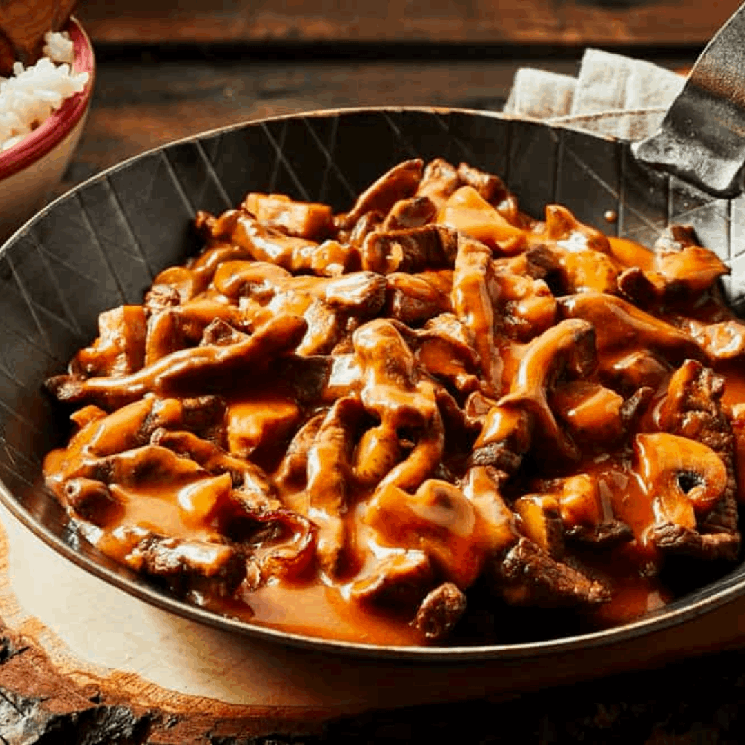 Bøf stroganoff Øko