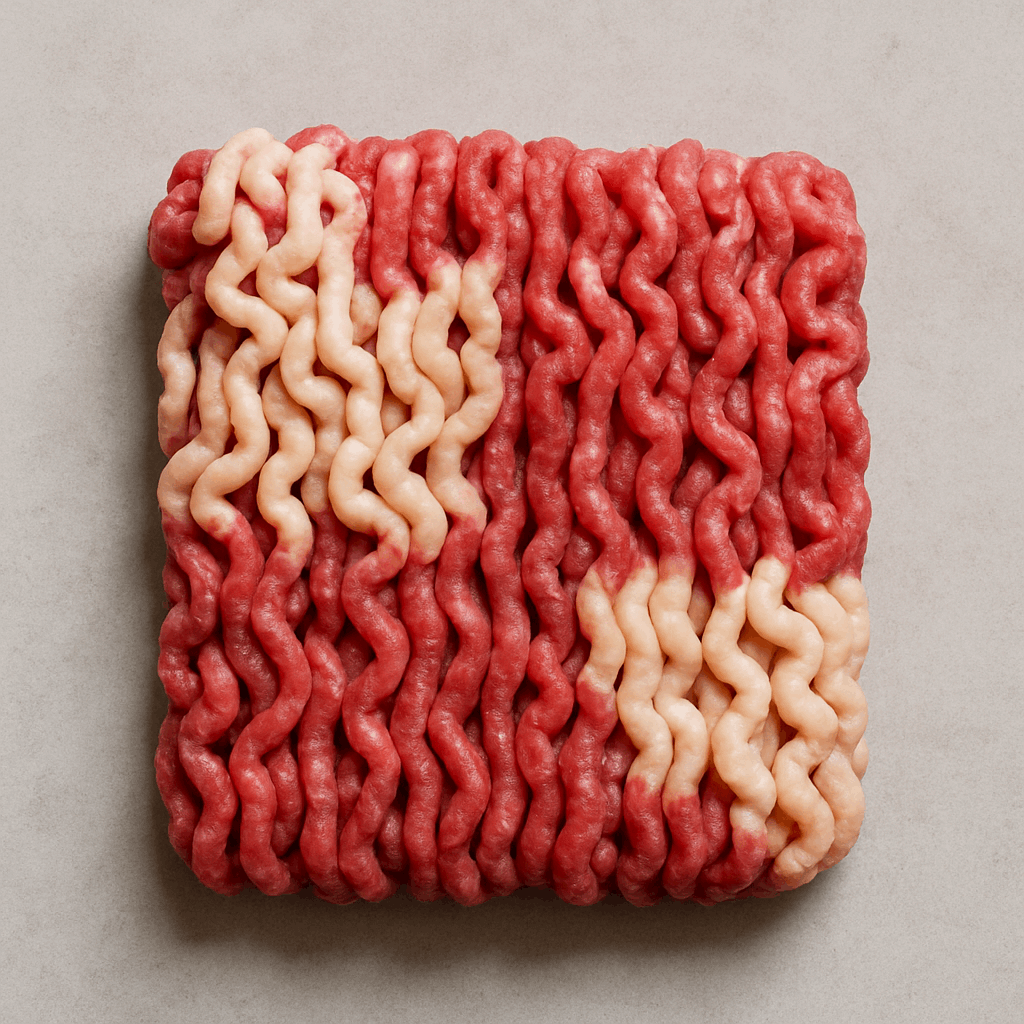 (400g) Saftige Burgere Bøffer – 50% Hakket Oksekød, 50% Fedt