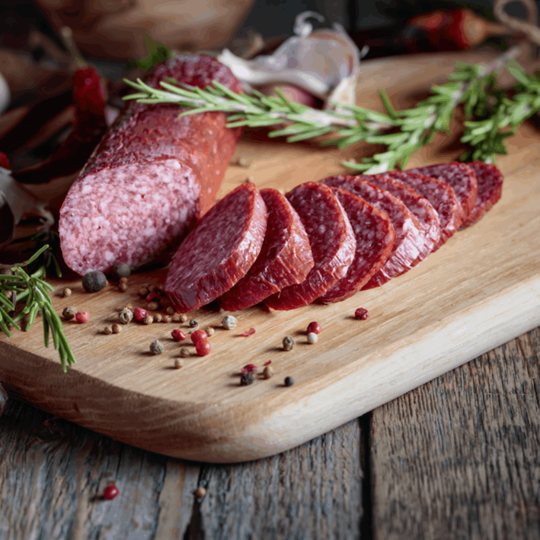 Skjern Enge Fransk hvidløgs spegepølse