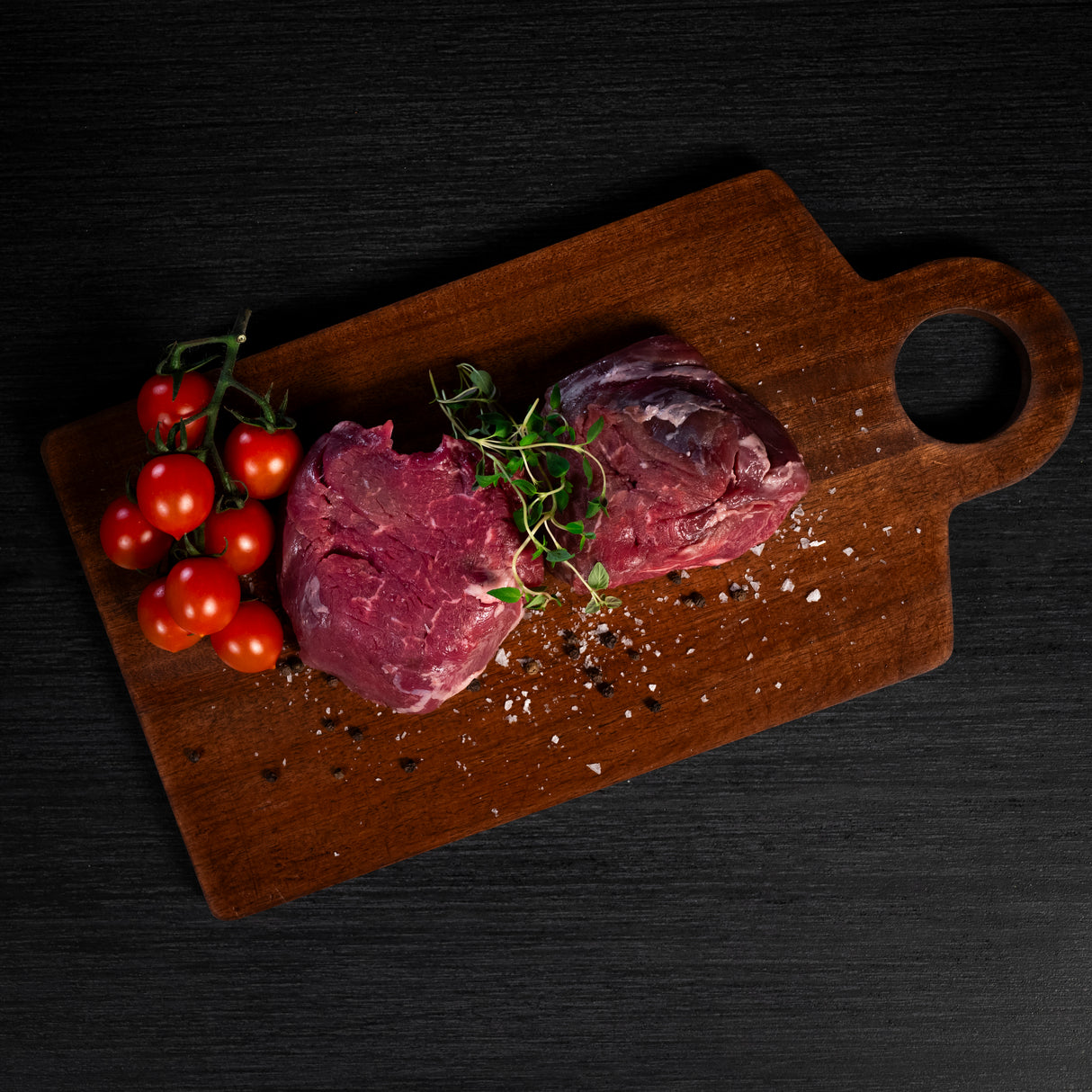 Bøffer af oksemørbrad Øko