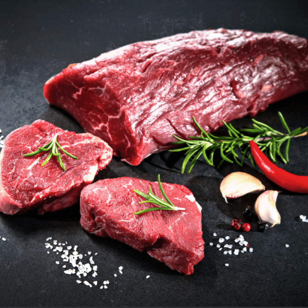 Bøffer af oksemørbrad Øko