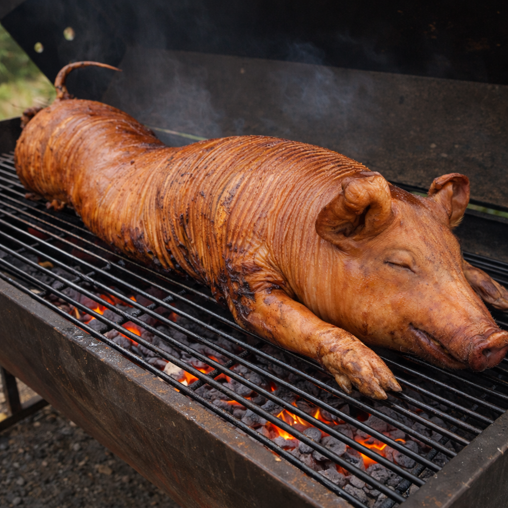 Pattegris med BBQ-marinade