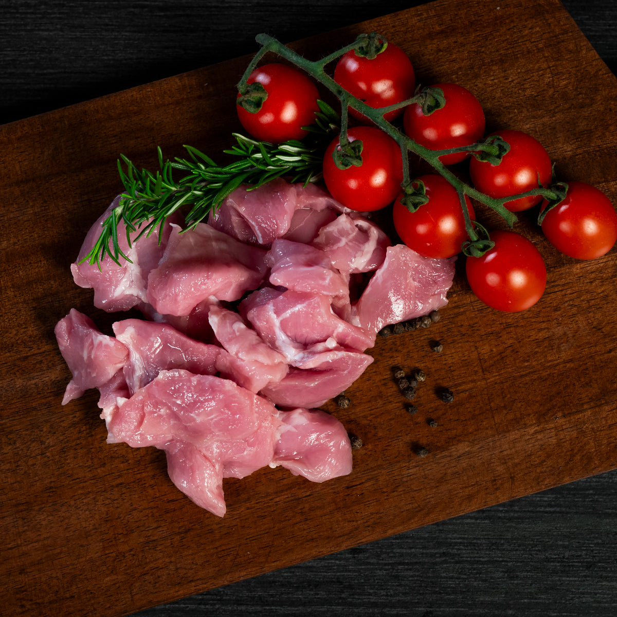 Skinkekød i tern (450g)
