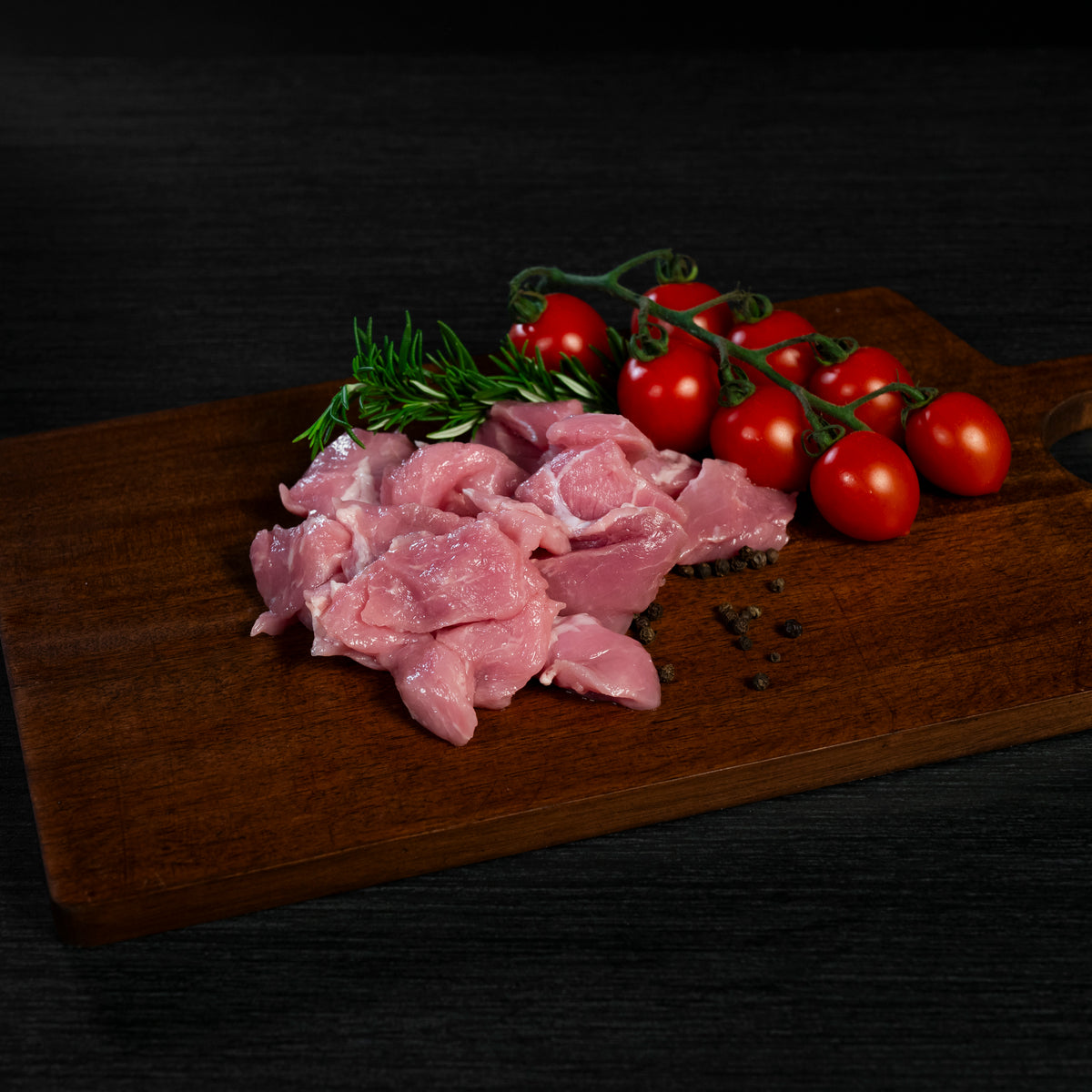 Skinkekød i tern (450g)