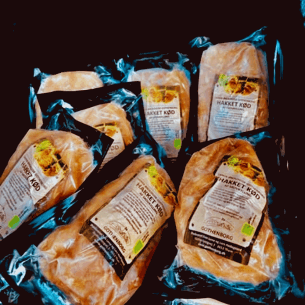 Økologisk Hakket Skovkylling – 3 kg (Frost, 8 pakker á ca. 350-450 g)